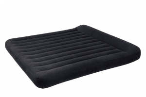 66770 Надувной матрас с подголовником Pillow Rest Classic Bed, 183х203х23см